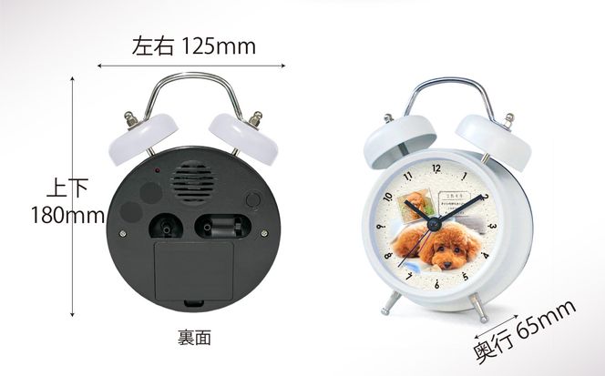 【SM3】写真で作る・オリジナル記念品時計／音声付目覚まし時計 141305_KH12