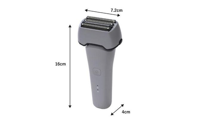 川崎市に本社工場を構える 理美容家電メーカー USB充電式 ４枚刃シェーバー HSY-04-W 141305_KT06