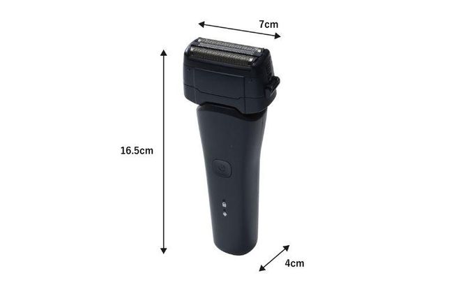 川崎市に本社工場を構える 理美容家電メーカー USB充電式 3枚刃シェーバー HSY-03-B 141305_KT07