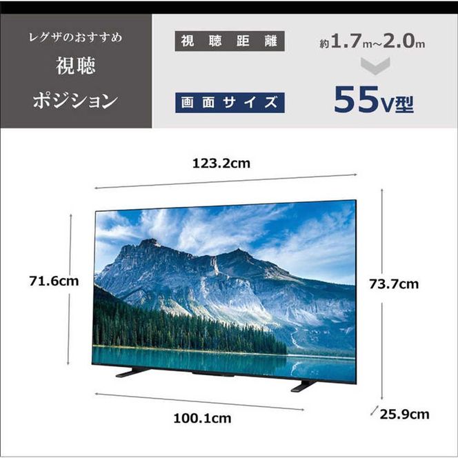 TVS REGZA【標準設置費込み】液晶テレビ REGZA ( レグザ ) 55V型