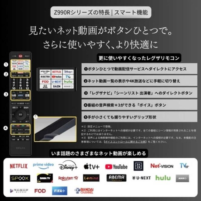 TVS REGZA【標準設置費込み】液晶テレビ REGZA ( レグザ ) 110V型 [ 4K