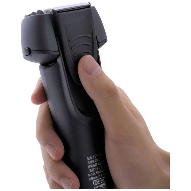 ヤマゼン USB充電式電気シェーバー LASIKU グレー［4枚刃 /AC100V-240V］ ESY-K04-H 【 電気シェーバー シェーバー 髭剃り メンズ USB充電 水洗い対応 防水 IPX6 きわ剃り 往復式 美容家電 人気 おすすめ 】 141305_KU38