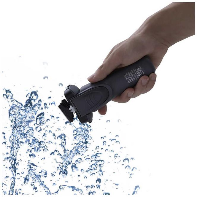 ヤマゼン USB充電式電気シェーバー LASIKU グレー［4枚刃 /AC100V-240V］ ESY-K04-H 【 電気シェーバー シェーバー 髭剃り メンズ USB充電 水洗い対応 防水 IPX6 きわ剃り 往復式 美容家電 人気 おすすめ 】 141305_KU38