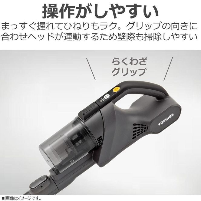 東芝 掃除機 コードレス 標準質量1.2Kg VC-CLS13(K) 141305_KV19