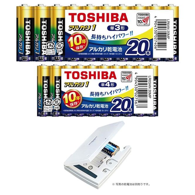 東芝 防災グッズ アルカリ乾電池単3・4形 バッテリーチェッカー X-JOUBI SET MINI 141305_KV33