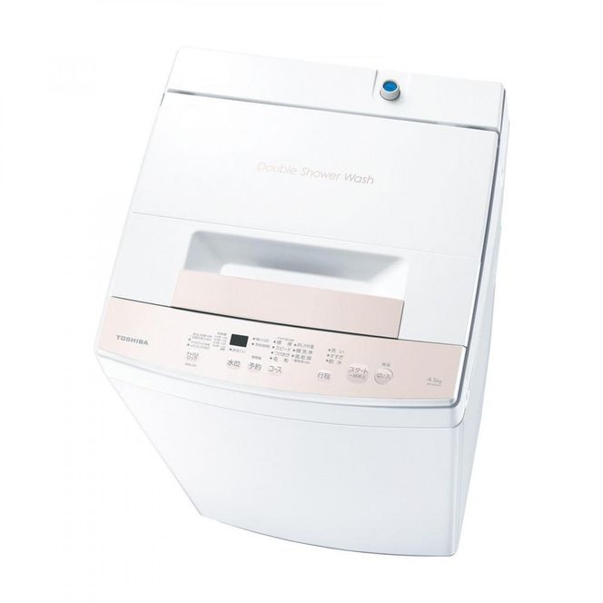 東芝 洗濯機 AW-45GA4(W)【標準設置費込み】 容量4.5kg ピュアホワイト 幅555mm 部屋干しモード搭載 Wシャワー洗浄 スピードコース カセット式 糸くずフィルター お手入れ 簡単 全自動洗濯機 家電 おすすめ 人気 TOSHIBA 神奈川県 川崎市 141305_KV44