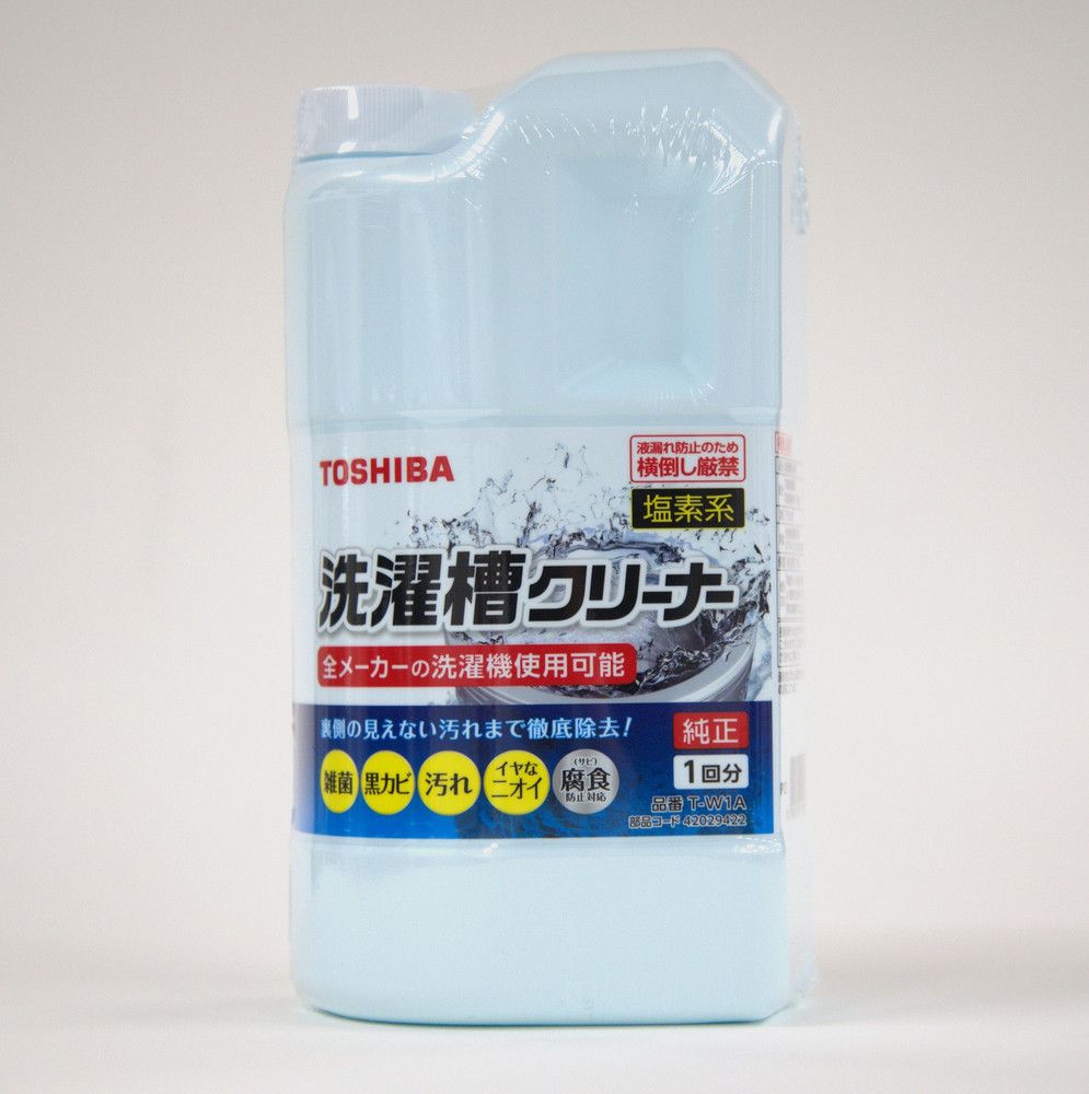 東芝 洗濯槽クリーナー 塩素系 1回分 1,500mL T-W1A 141305_KV45