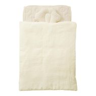 【アイボリー】ちゃいなび　ange smile　 ベビー布団７点セット 60×90cm 141305_LA03VC01