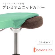 バランスシナジー専用プレミアムニットカバー（ライトグリーン）ラウンドシート用 はっ水加工【 バランスシナジー カバー 大阪府 門真市 】 272230_CM003VC02