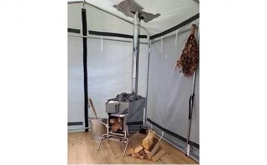 ガレージサウナ【サウナストーン（富士山の溶岩石）10kgプレゼント付】 222232_AC001