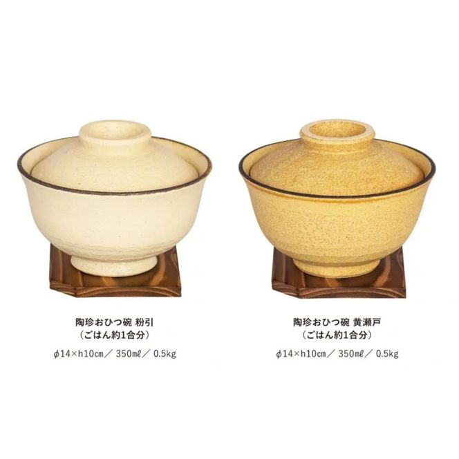 黄瀬戸：伊賀焼 陶珍おひつ碗 242161_AN028VC02