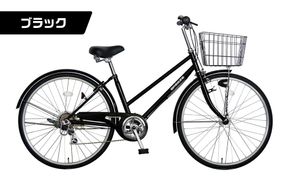 《12月中頃発送》完成品でお届け！ 26インチ 自転車 SHIMANOパーツ ブリーズ シマノ 外装6段変速 シティサイクル LEDオートライト 変速付きおしゃれ オリジナル ［ 京都 自転車 シティサイクル カジュアル＆スポーティー おしゃれ 組立不要 人気 おすすめ スポーツ アウトドア ツーリング サイクリング 通勤 通学 通販 送料無料 ふるさと納 ］BREEZE-FBZE-266OL【ブラック（BK）】 261009_A-PW011VC01