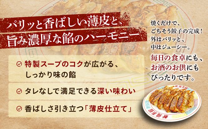 【京都・たかばし】新福菜館 特製餃子 ＜12個入り×5袋＞［ 京都 老舗中華そば専門店 行列店 有名店 秘伝焦がし醬油タレ 特製餃子 人気 おすすめ 冷凍食品 長期保存 餃子 ギョーザ お取り寄せ 通販 送料無料 ふるさと納税 ］ 261009_A-YL003