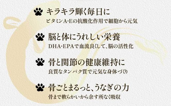 【鹿児島県大隅産】千歳鰻　うなぎの頭のペットフード　1袋6個入り×10袋	 464686_CH205