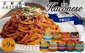 【創味】ハコネーゼ全9種 9個セット ［ 京都 創味 プロ仕様 レトルト パスタソース 全9種はレア 簡単 時短 おいしい 人気 おすすめ グルメ 洋食 イタリアン レトルト パスタソース 調味料 長期保存 備蓄 お取り寄せ 通販 送料無料 ふるさと納税 ］ 261009_A-TA016