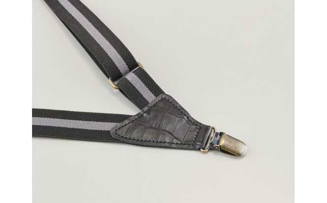 102504-3 お洒落と機能性「ホルスター型サスペンダー」ブラック 272183_AF141