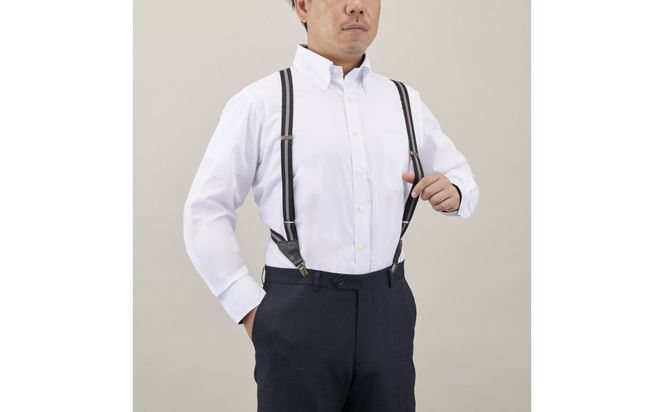 102504-3 お洒落と機能性「ホルスター型サスペンダー」チョコ 272183_AF142