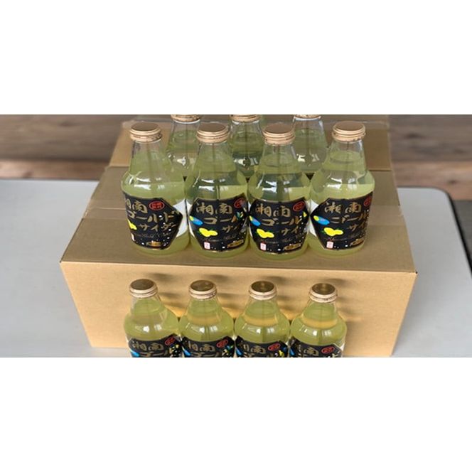 湘南ゴールドサイダー 340mlｘ24本【飲料 ドリンク ジュース サイダー　オレンジサイダー オレンジ 炭酸 自宅用 贈答品 贈答用 ギフト お取り寄せ お中元 お歳暮 贈り物 プレゼント 神奈川県 小田原市 】 142069_AA002