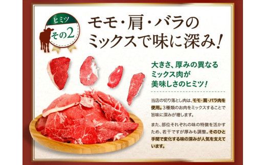 国産牛切落とし1ｋｇ（500ｇ×2）【牛肉 国産 お肉 神奈川県 小田原市 】 142069_AG026