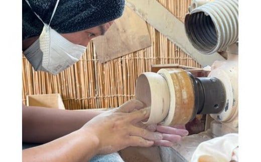 めいぼく椀テッラ小 2樹種セット(ブナ・サクラ)【めいぼく椀テッラ  10.5φ×6cm 手作り ウレタン塗装 国産天然木 おしゃれ プレゼント 記念 お祝い お椀 神奈川県 小田原市 】 142069_AR013