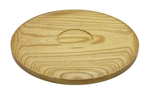 ケヤキ　9寸仁取盆【仁取盆 ケヤキ材 φ26.5cm×2cm 手作り 工芸品 ワンプレート 国産天然木 おしゃれ プレゼント 記念 お祝い 神奈川県 小田原市 】 142069_AR016