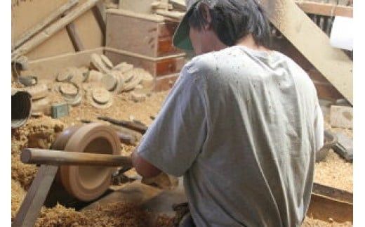 Zelkova バルク 7寸(Φ約21cm)【お皿 食器 雑貨 日用品 φ21 × 3.7 cm 木製食器 職人メイド 工芸品 職人の手作り 神奈川県 小田原市 】 142069_AR018