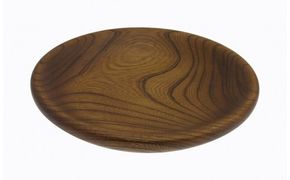 Zelkova バルク　8寸【お皿 キッチン用品 食器 雑貨 日用品 φ24cm×高さ3cm 木製食器 国産ケヤキ  工芸品 職人の手作り おしゃれ食器 神奈川県 小田原市 】 142069_AR019