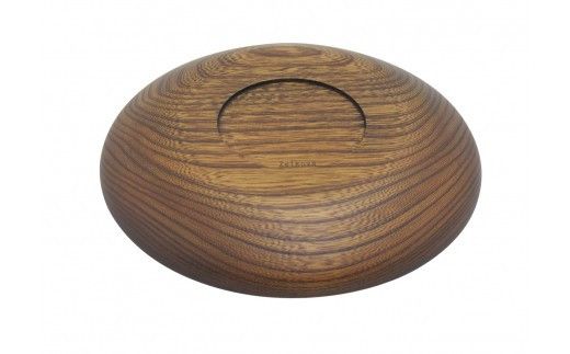 Zelkova バルク　8寸【お皿 キッチン用品 食器 雑貨 日用品 φ24cm×高さ3cm 木製食器 国産ケヤキ  工芸品 職人の手作り おしゃれ食器 神奈川県 小田原市 】 142069_AR019
