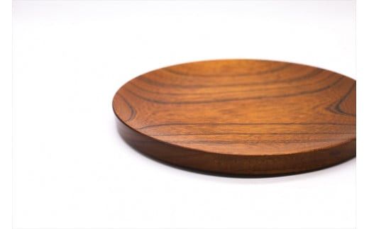 漆 仁取皿 (ニトリ皿) ケヤキΦ21cm　【お皿 グッドデザイン賞受賞 木 雑貨 食器 プレゼント おしゃれ 日本製 神奈川県小田原市】 142069_AR029