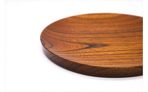 漆 仁取皿 (ニトリ皿) ケヤキΦ24cm　【お皿 グッドデザイン賞受賞 木 雑貨 食器 プレゼント おしゃれ 日本製 神奈川県小田原市】 142069_AR030