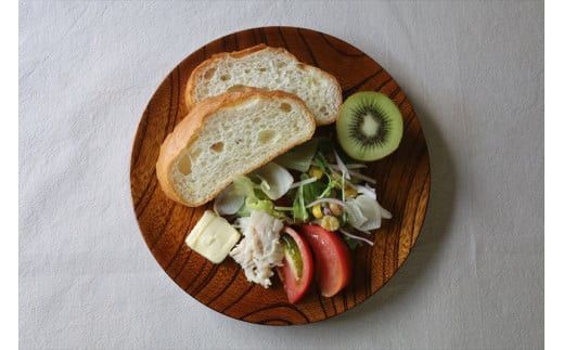 漆 仁取皿 (ニトリ皿) ケヤキΦ24cm　【お皿 グッドデザイン賞受賞 木 雑貨 食器 プレゼント おしゃれ 日本製 神奈川県小田原市】 142069_AR030