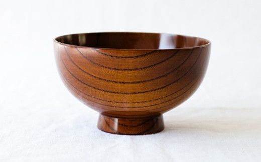 小田原漆椀ケヤキ 中　【お椀 食器 木 雑貨 汁椀 小田原漆器 プレゼント おしゃれ 日本製 神奈川県小田原市 】 142069_AR043
