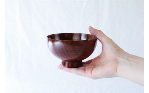 小田原漆椀ケヤキ 中　【お椀 食器 木 雑貨 汁椀 小田原漆器 プレゼント おしゃれ 日本製 神奈川県小田原市 】 142069_AR043