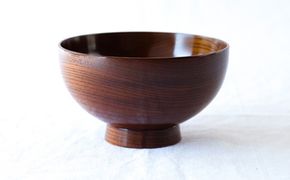 小田原漆椀ケヤキ 大　【お椀 食器 木 雑貨 汁椀 豚汁 具沢山 小田原漆器 プレゼント おしゃれ 日本製 神奈川県小田原市 】 142069_AR044