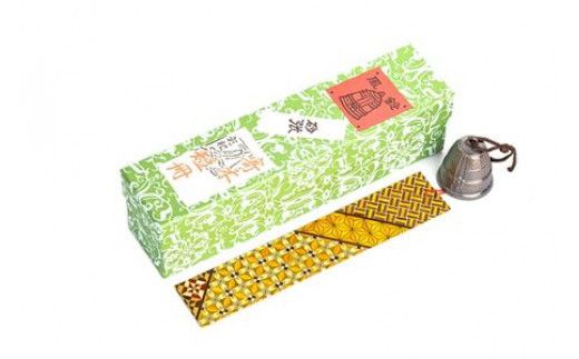 砂張 吊鐘風鈴 寄木短冊付き 鋳物掛台セット【寄木短冊 風鈴 鋳物掛台 銅合金 寄木細工 小田原伝統工芸 コラボ商品 青銅 室町時代から受け継ぐ 伝統 小田原市伝統 神奈川県 小田原市 】 142069_AS006