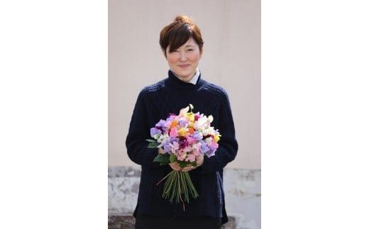 旬のお花で季節の花束 142069_BN029