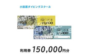 小田原ダイビングスクール 共通クーポン券 150,000円分 142069_BS006
