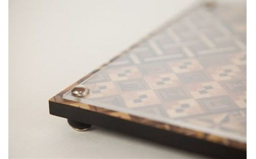 【箱根寄木細工　寄木多目的フレーム　小寄木】中に入れるもので表情が変わる 142069_CW011VC02