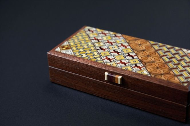 【箱根寄木細工　眼鏡ケース】大切なものをしまう小物入れやアクセサリーケースにも【 眼鏡ケース 神奈川県 小田原市 】 142069_CW067