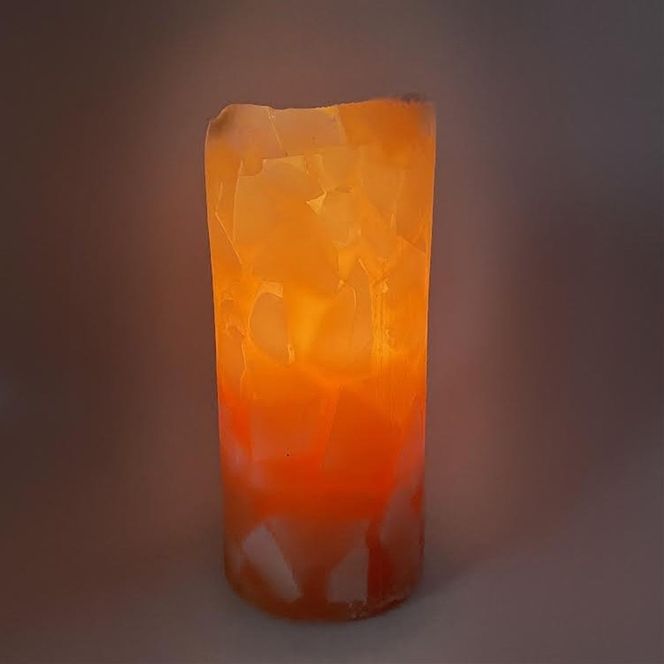 ブロック円柱キャンドル【防災 停電 キャンプ いやし アウトドア オシャレ シンプル 大きいキャンドル ロウソク ローソク リラックス 北欧 ナチュラル インテリア雑貨 日用品雑貨 生活雑貨 神奈川県 小田原市 】 142069_CX003