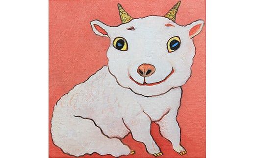 アーティストが『愛しいペットのポートレート』描きますサムホールサイズ スクエア 227×227mm【アート サムホールサイズ　油絵 横井山泰 美術 作家  227×227mm スクエア 神奈川県 小田原市 】 142069_DK002