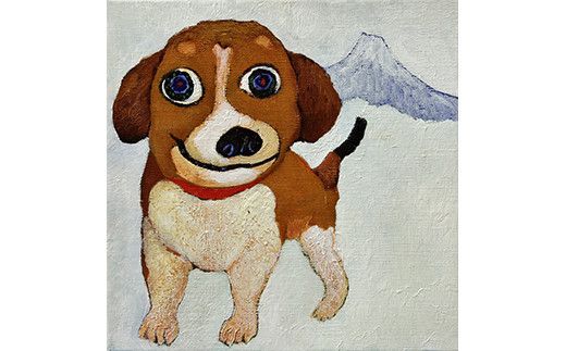 アーティストが『愛しいペットのポートレート』描きますサムホールサイズ スクエア 227×227mm【アート サムホールサイズ　油絵 横井山泰 美術 作家  227×227mm スクエア 神奈川県 小田原市 】 142069_DK002