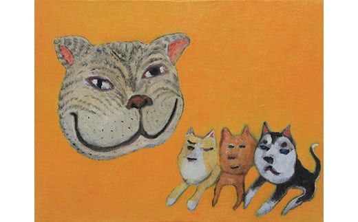 アーティストが『愛しいペットのポートレート』描きます 6号サイズ 410×318mm (縦横対応）【アート F6号サイズ　油絵 横井山泰 美術 作家 410×318mm 神奈川県 小田原市 】 142069_DK003