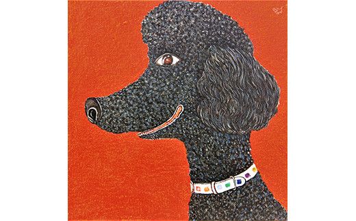 アーティストが『愛しいペットのポートレート』描きます 6号サイズ スクエア 410×410mm【アート 6号サイズ　油絵 横井山泰 美術 作家 410×318mm スクエア 神奈川県 小田原市 】 142069_DK004