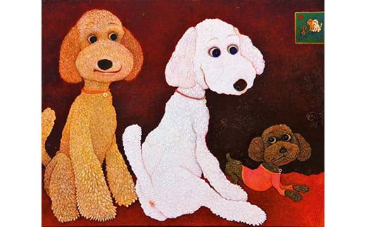 アーティストが『愛しいペットのポートレート』描きます 30号サイズ 910×727mm (縦横対応）【アート F30号サイズ　油絵 横井山泰 美術 作家 910×727mm 神奈川県 小田原市 】 142069_DK005