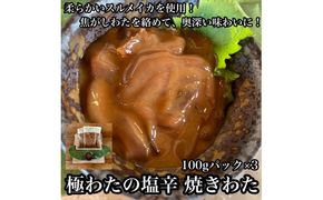 極わた塩辛 小パック 3パック【 惣菜 いかの塩辛 するめいか 珍味 おつまみ お取り寄せ 御中元 お中元 お歳暮 父の日 母の日 贈り物 日本酒 焼酎】【家庭用 自宅用 贈答品 贈答用 ギフト 神奈川県 小田原市 】 142069_DQ005