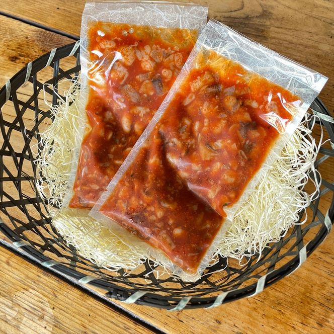 たこ七味 2パック【たこ 珍味 おつまみ キムチ 惣菜 海鮮 いかの塩辛 珍味 お取り寄せ 御中元 お中元 お歳暮 父の日 母の日 贈り物 日本酒 焼酎】【神奈川県小田原市早川】 142069_DQ079