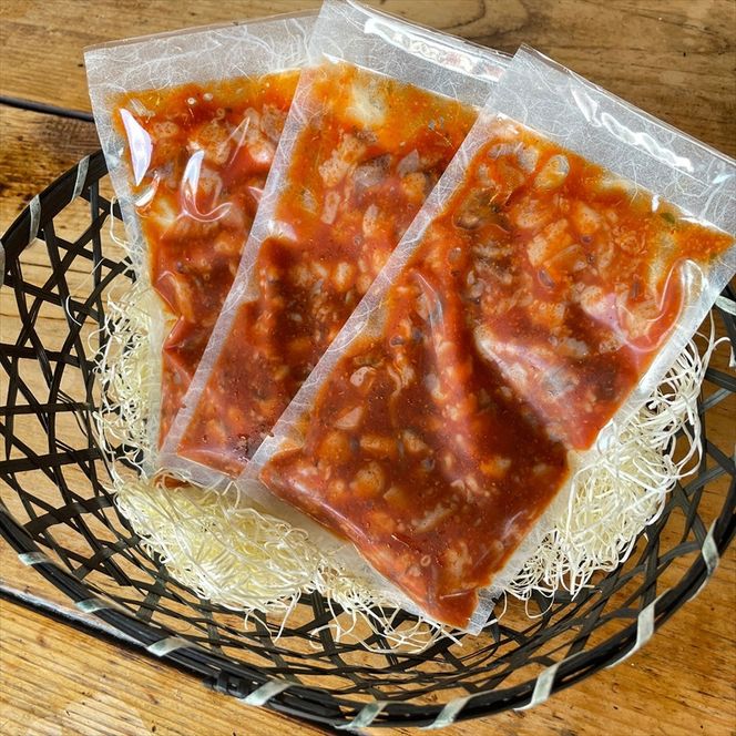 たこ七味 3パック【たこ 珍味 おつまみ キムチ 惣菜 海鮮 いかの塩辛 珍味 お取り寄せ 御中元 お中元 お歳暮 父の日 母の日 贈り物 日本酒 焼酎】【神奈川県小田原市早川】 142069_DQ080