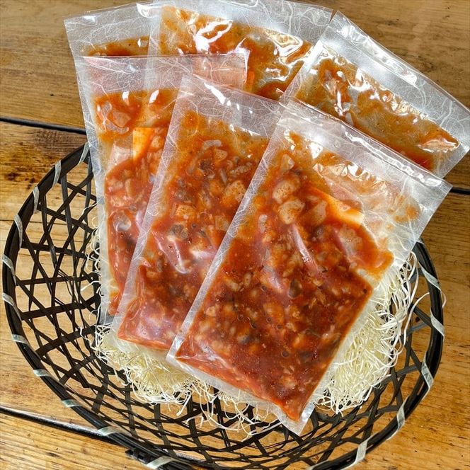 たこ七味 6パック【たこ 珍味 おつまみ キムチ 惣菜 海鮮 いかの塩辛 珍味 お取り寄せ 御中元 お中元 お歳暮 父の日 母の日 贈り物 日本酒 焼酎】【神奈川県小田原市早川】 142069_DQ083