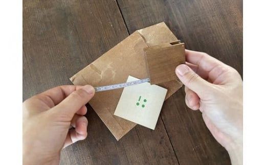 木製メジャー「ニブ＝メジャー」【おしゃれ おすすめ オリジナル 日曜大工 2m 木製メジャー メイドインジャパン 伝統産業 木工 50mm*50mm*15mm　木製 神奈川県 小田原市 】 142069_DR001